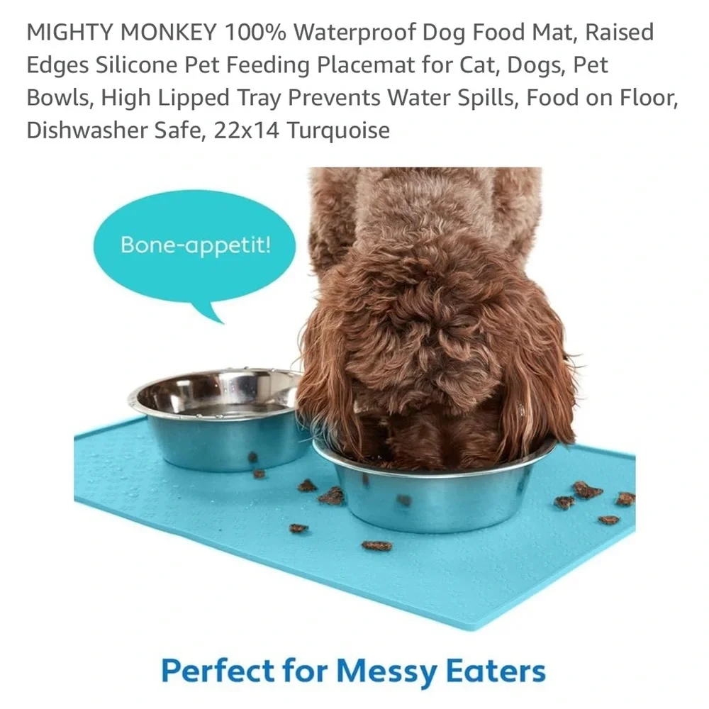 Pet feeding mat